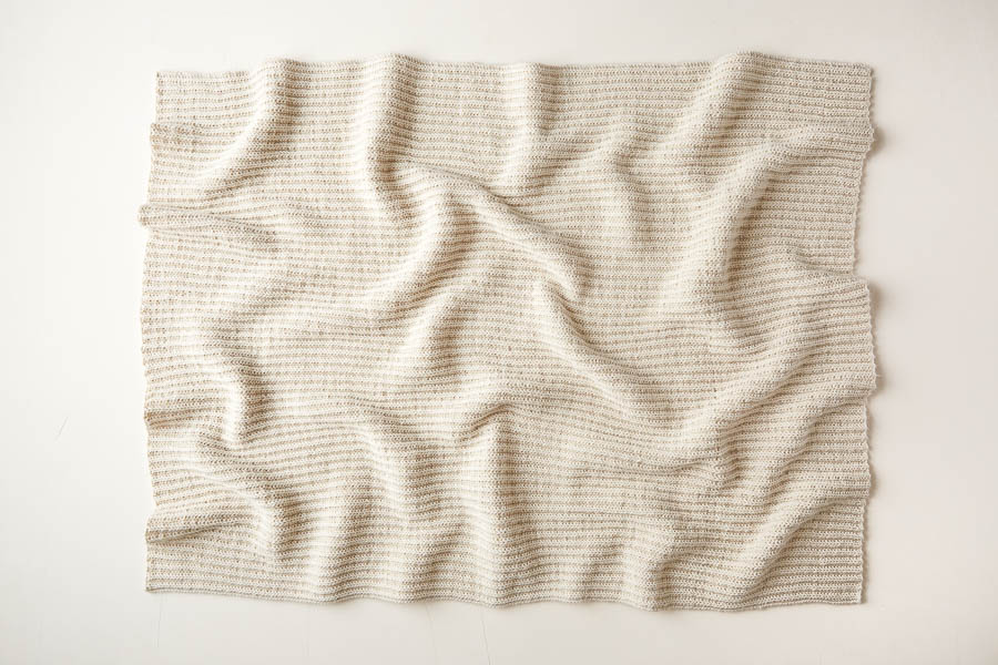No-Purl Ribbed Blanket | Purl Soho