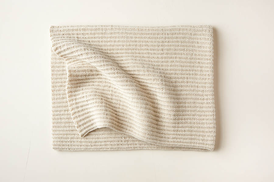 No-Purl Ribbed Blanket | Purl Soho