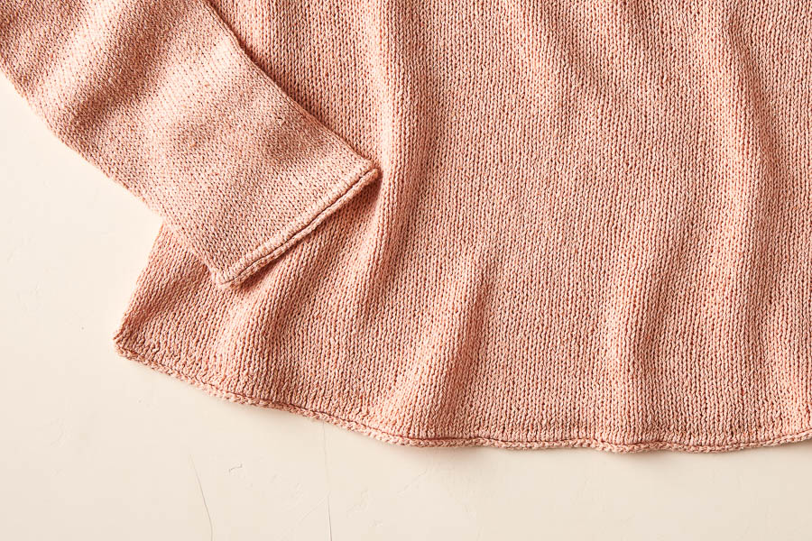 Lightweight Raglan Pullover in Cattail Silk | Purl Soho