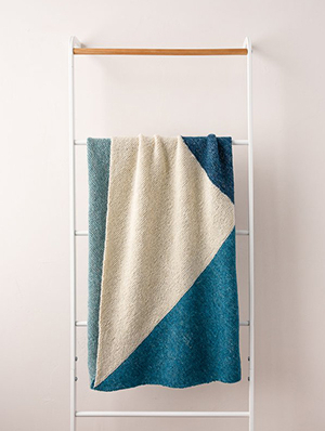 Knit Four Points Baby Blanket in New Colors | Purl Soho