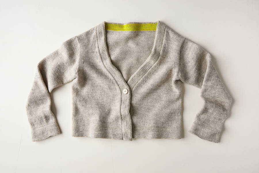 Two-Tone Banded Cardigan | Purl Soho