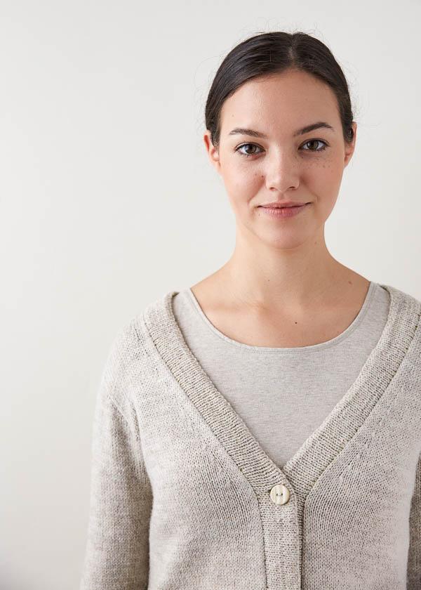 Two-Tone Banded Cardigan | Purl Soho