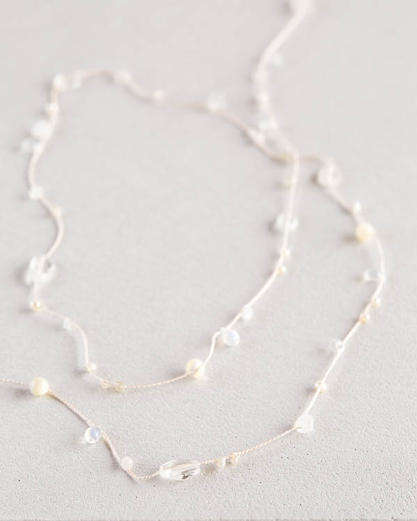 Floating Gemstones Necklace | Purl Soho