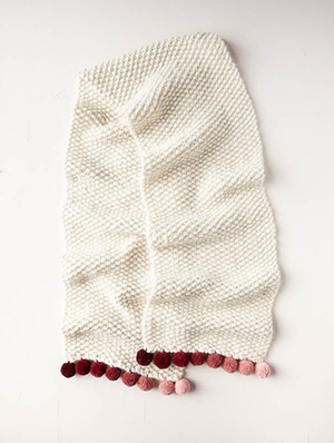 Pom Pom Trim Scarf | Purl Soho
