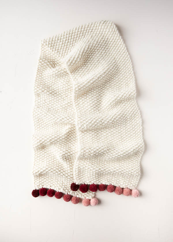 Pom Pom Trim Scarf | Purl Soho