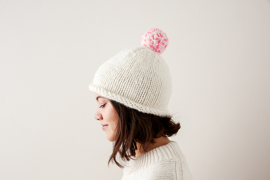 Speckled Pom Pom Hat | Purl Soho