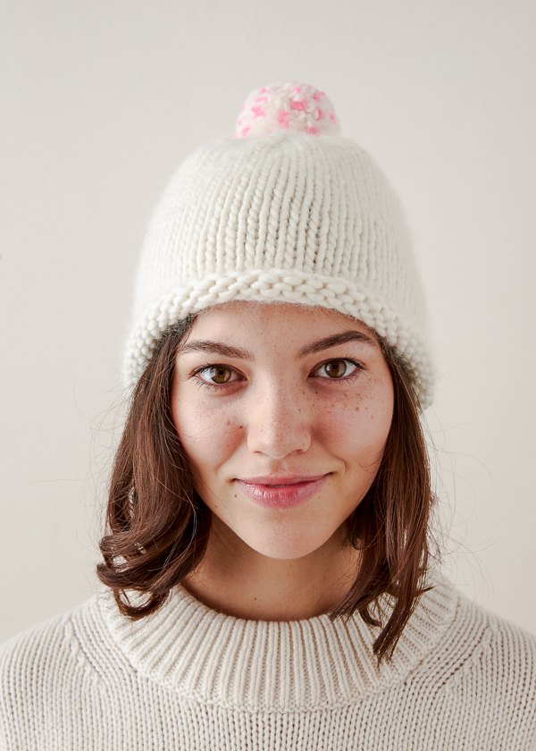 Speckled Pom Pom Hat | Purl Soho
