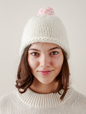 Speckled Pom Pom Hat | Purl Soho