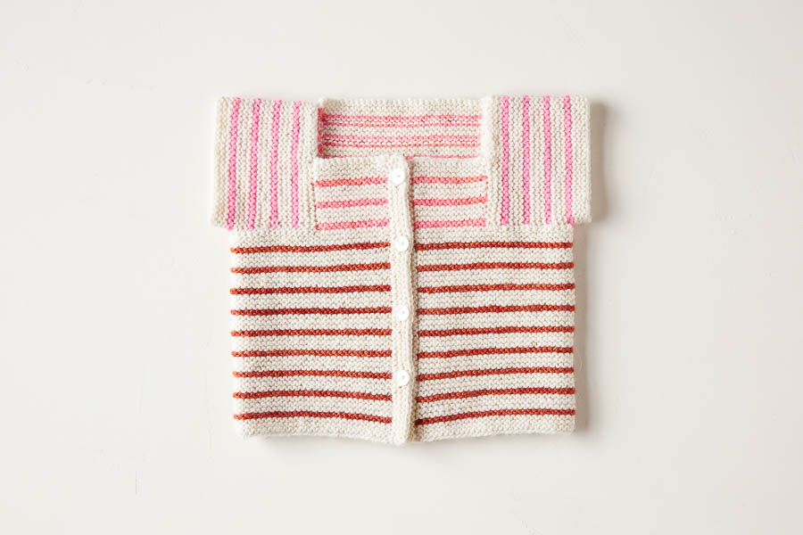 Little Baby Sweater In Posy | Purl Soho