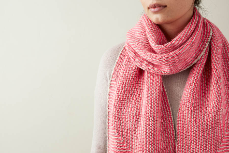 Little Mitered Stripes Scarf | Purl Soho