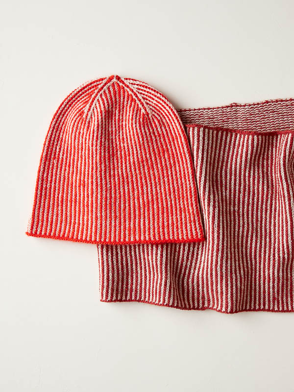 Corrugated Hat + Cowl | Purl Soho