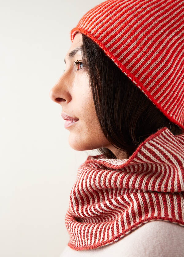 Corrugated Hat + Cowl | Purl Soho