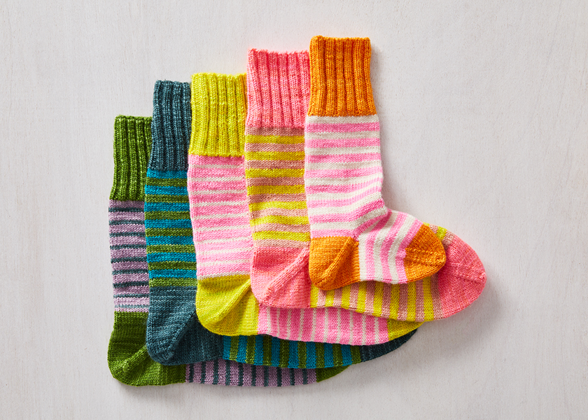 Stripey Socks For Cri Du Chat Awareness | Purl Soho