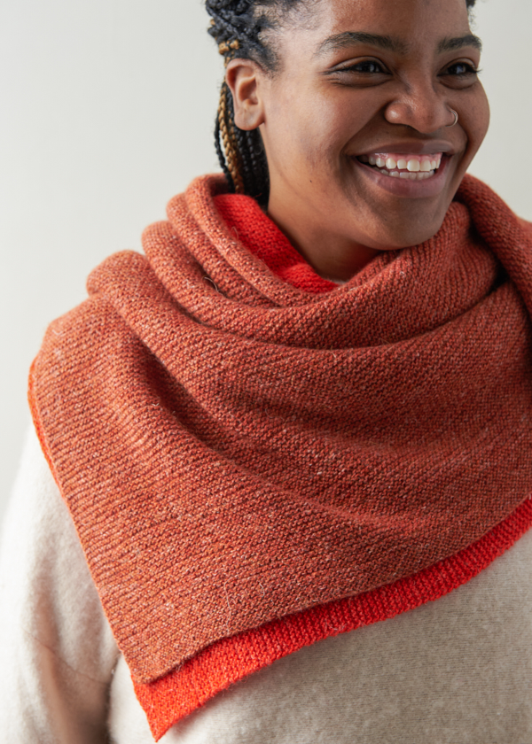 Half + Half Triangles Wrap | Purl Soho