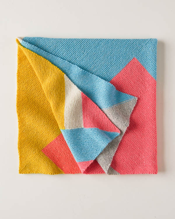 Knit Four Points Baby Blanket | Purl Soho