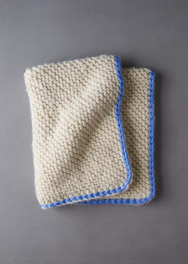 Bordered Bias Blanket | Purl Soho