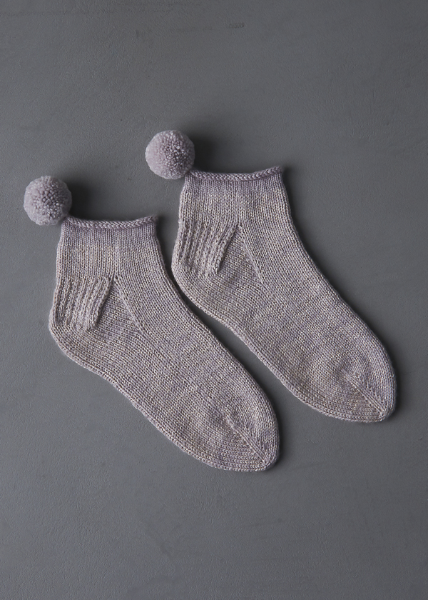Pom Pom Mineral Socks | Purl Soho