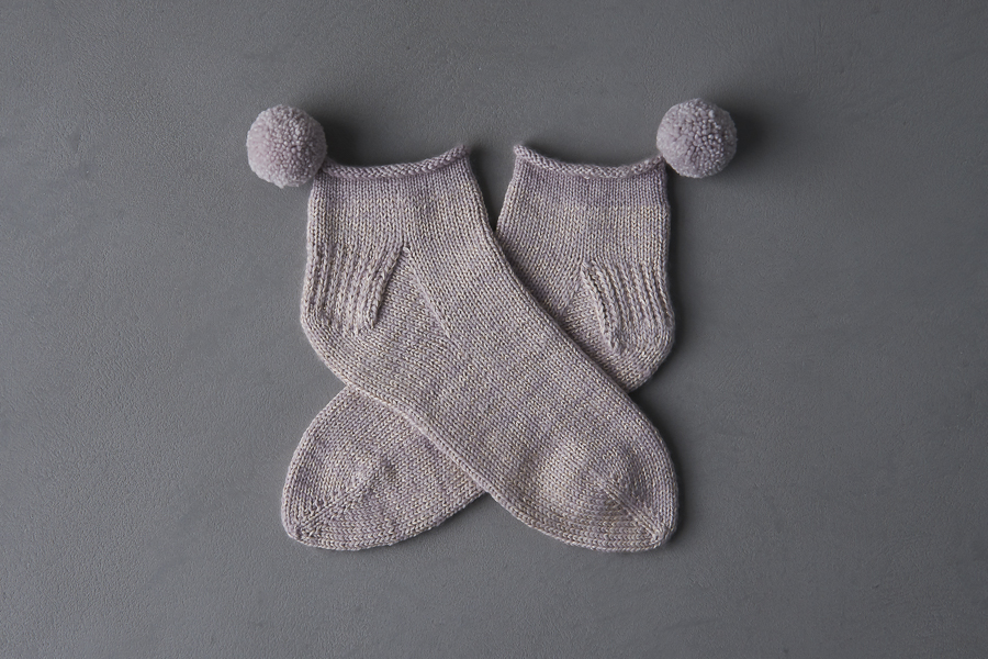 Pom Pom Mineral Socks | Purl Soho