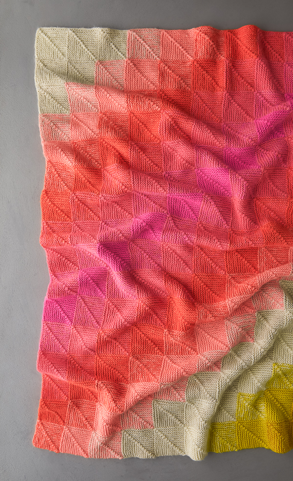 Mitered Corner Blanket In New Colors | Purl Soho