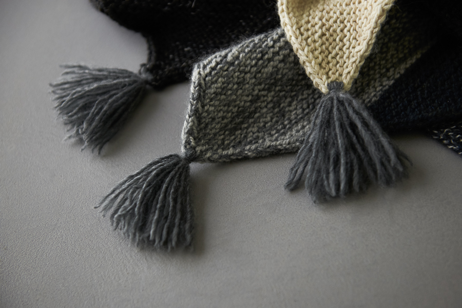 Rectangular Colorblock Bias Blanket In New Yarns + Colors | Purl Soho