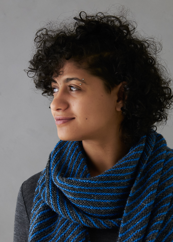Slanting Stripes Scarf | Purl Soho