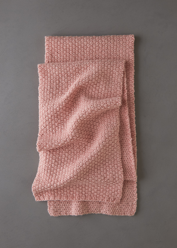 Staggered Fisherman’s Rib Scarf | Purl Soho