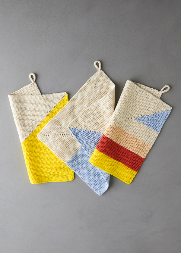 Colorful Half + Half Washcloths | Purl Soho