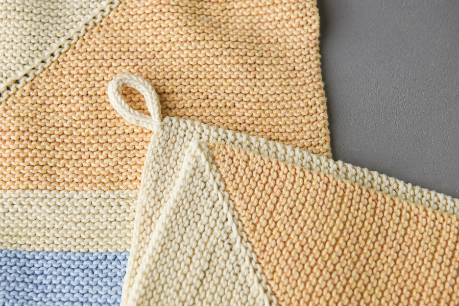 Colorful Half + Half Washcloths | Purl Soho