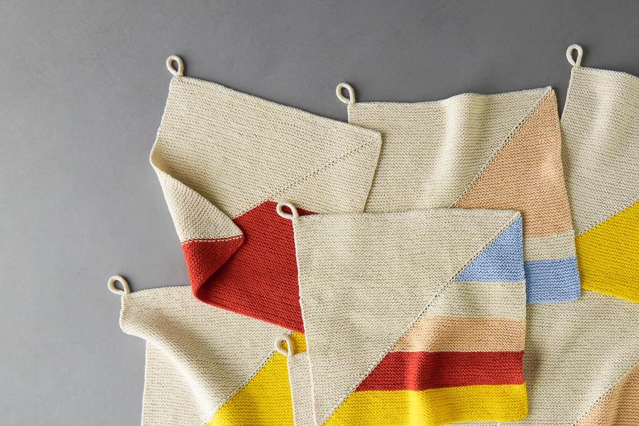 Colorful Half + Half Washcloths | Purl Soho