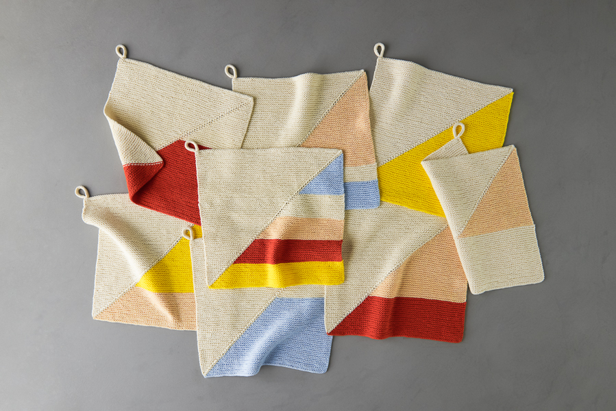 Colorful Half + Half Washcloths | Purl Soho