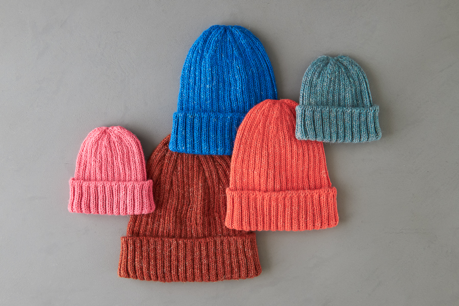 Lovely Ribbed Hat In Linen Quill Worsted | Purl Soho
