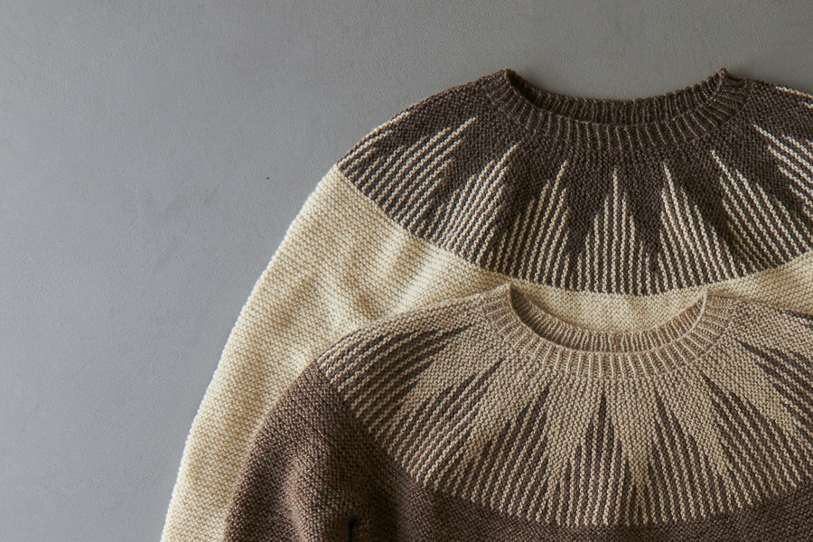 Ainur Berkimbayeva For Purl Soho: Thistle Yoke Pullover | Purl Soho