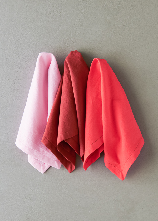 Classic Mitered Corner Napkins In Spectrum Cotton | Purl Soho