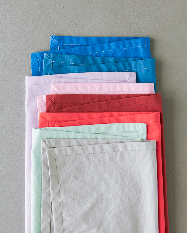 Classic Mitered Corner Napkins In Spectrum Cotton | Purl Soho