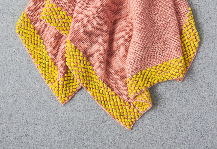 Bobble Border Blanket | Purl Soho