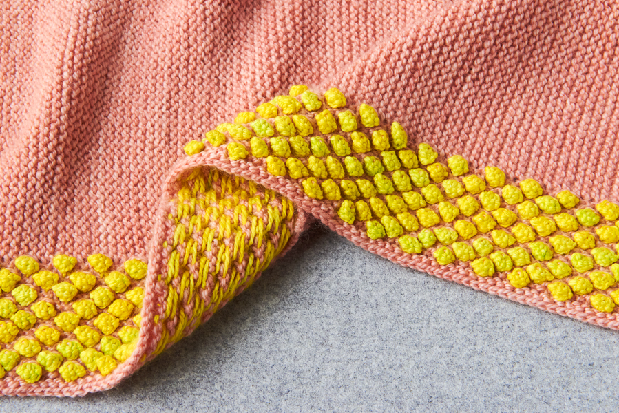 Bobble Border Blanket | Purl Soho