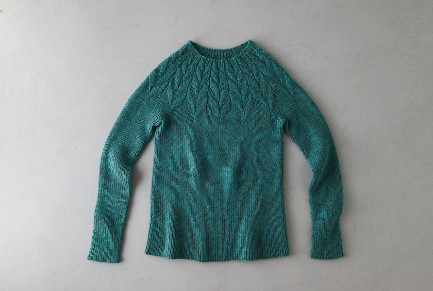 Ainur Berkimbayeva For Purl Soho: Laurel Leaf Pullover | Purl Soho