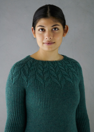Ainur Berkimbayeva For Purl Soho: Laurel Leaf Pullover | Purl Soho