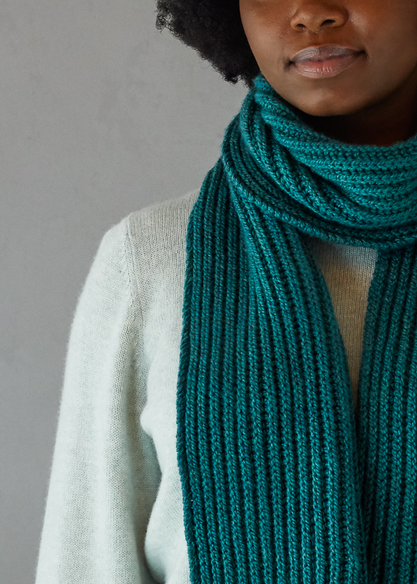 Brioche Scarf In Worsted Twist | Purl Soho