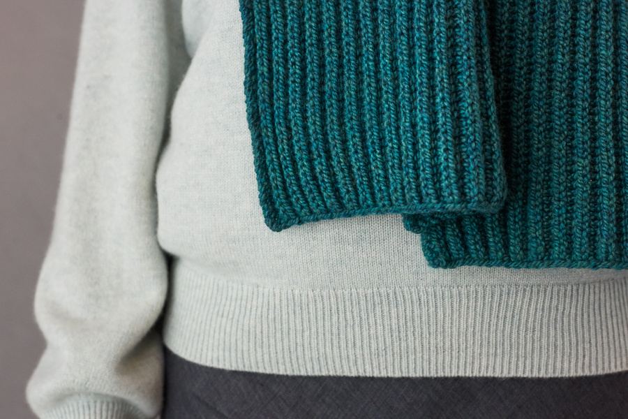 Brioche Scarf In Worsted Twist | Purl Soho