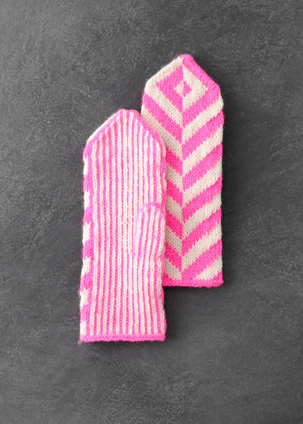 Ainur Berkimbay For Purl Soho: Herringbone Mittens | Purl Soho