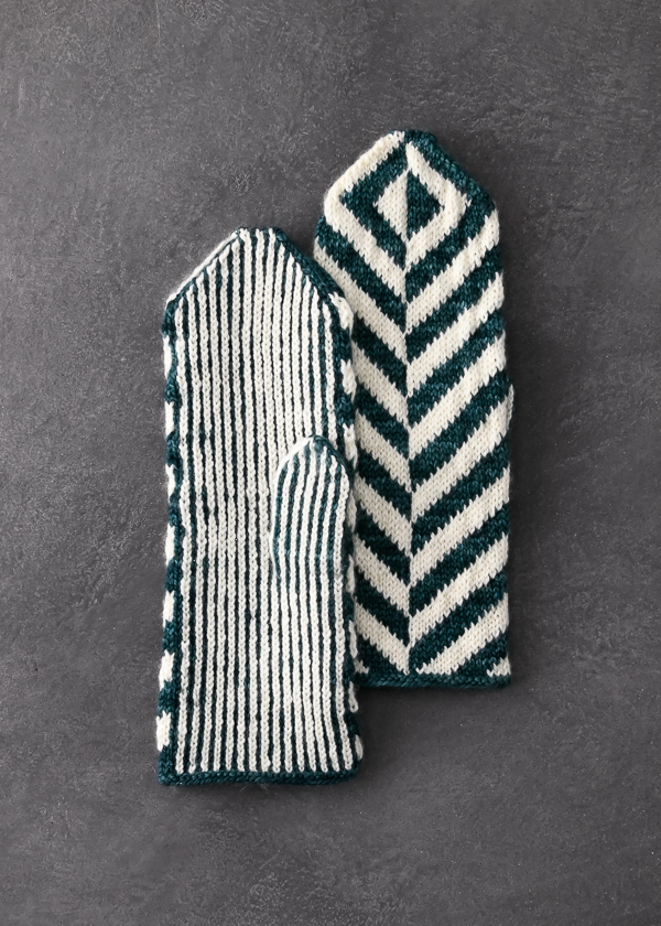 Ainur Berkimbay For Purl Soho: Herringbone Mittens | Purl Soho