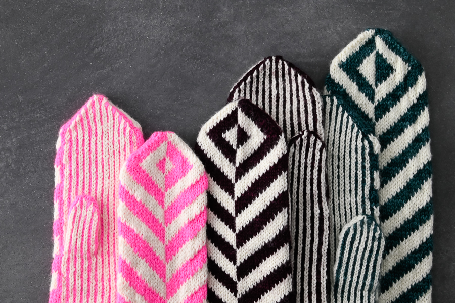 Ainur Berkimbay For Purl Soho: Herringbone Mittens | Purl Soho