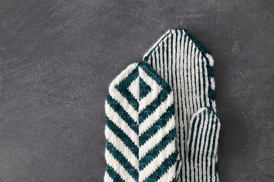 Ainur Berkimbay For Purl Soho: Herringbone Mittens | Purl Soho