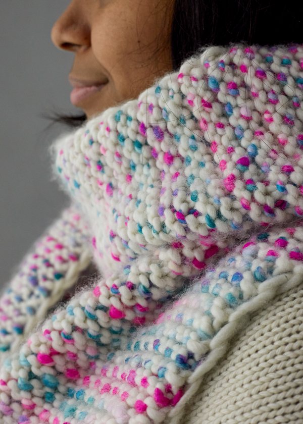 Brindle Scarf In Lovebird + Super Soft Merino | Purl Soho
