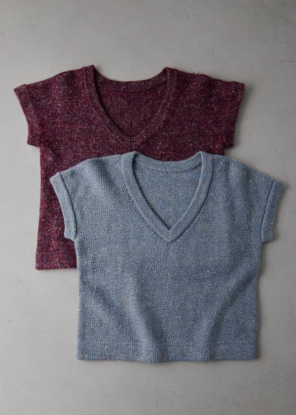 Nataliya Sinelshchikova For Purl Soho: Hemmed V-Neck Pullover | Purl Soho