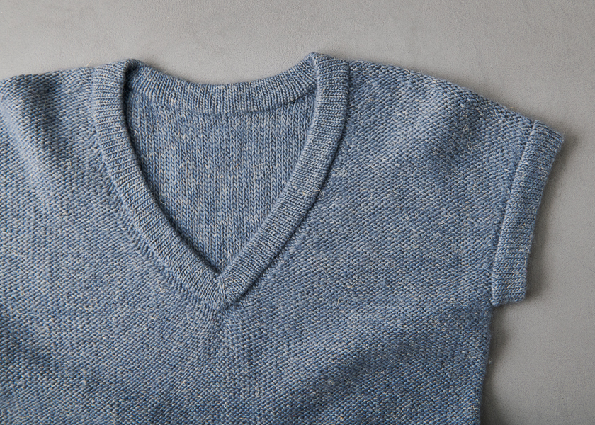 Nataliya Sinelshchikova For Purl Soho: Hemmed V-Neck Pullover | Purl Soho