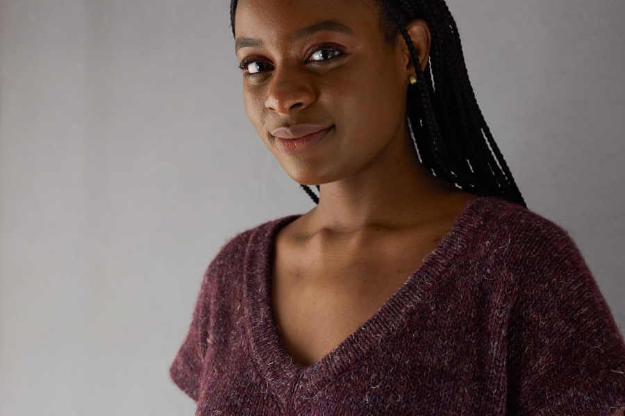 Nataliya Sinelshchikova For Purl Soho: Hemmed V-Neck Pullover | Purl Soho