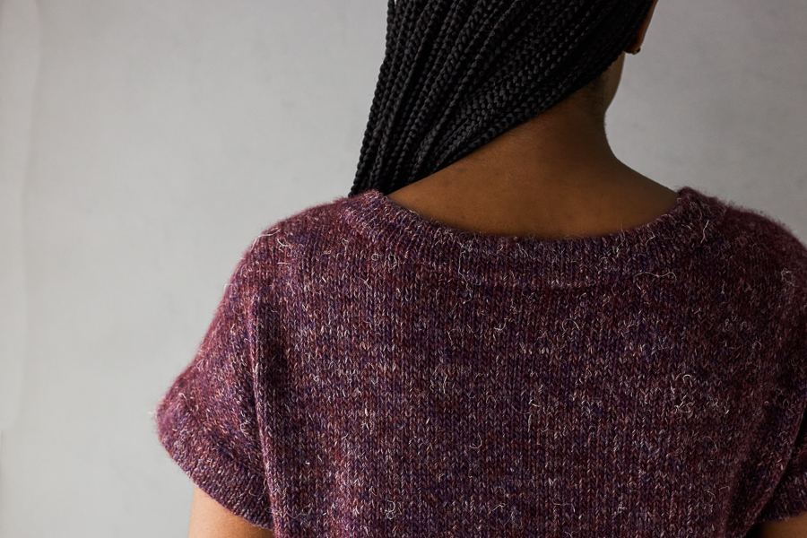 Nataliya Sinelshchikova For Purl Soho: Hemmed V-Neck Pullover | Purl Soho