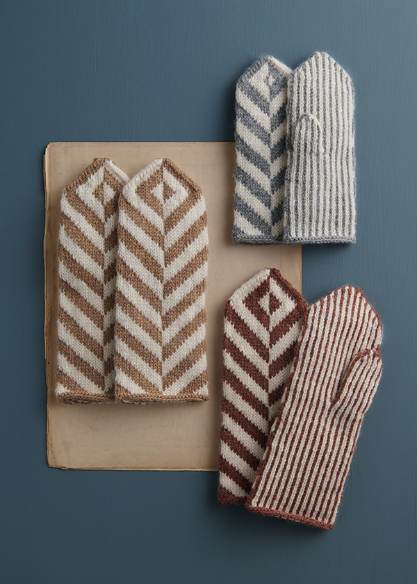 Ainur Berkimbay For Purl Soho: Herringbone Mittens | Purl Soho